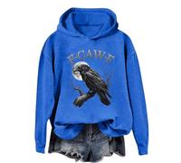 Felpa Crop con Cerniera Particolari Cerniera Trecce Navy Interno Ricamata Cardigan Orecchie Dietro Sportiva Saw Berserk Vintage Tutte Ye Piume Stelle Barchetta Sottili