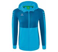 Erima Donna Giacca da Allenamento con Cappuccio Six Wings, curacao, 36