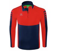 Erima Felpa da allenamento Six Wings Mezza Zip Bleu 3XL Uomo