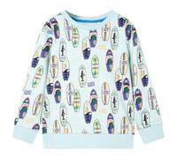 vidaXL Felpa da Bambino Blu Tenue mélange 140