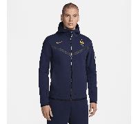 Felpa da calcio con cappuccio e zip a tutta lunghezza Nike FFF Tech Fleece Windrunner - Uomo - Blu 3XL