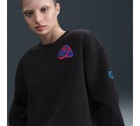 Felpa da calcio oversize a girocollo Nike Inghilterra Phoenix Fleece - Donna - Nero L (IT 48-50)