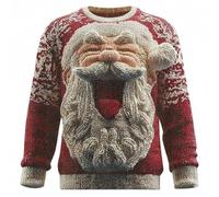 Felpa da collo a costine da uomo comoda e traspirante, perfetta per tutte le vestite casual ideale per la stratificazione quotidiana Stile senza cappuccio adatto a sovrapposizioni e varie, rosso, S