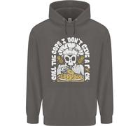 Felpa Da Cucina Con Teschio Che Mangia Pizza Uomo