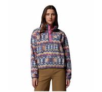 Felpa da donna Columbia Helvetia™ II Printed Cropped Half Snap Taglia: M / Colore: blu/rosa