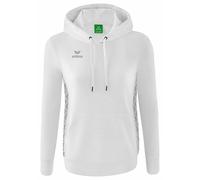 Felpa da donna con cappuccio Erima Essential Team Blanc 40