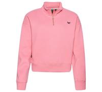 Felpa da donna con colletto tunisino e logo ricamato Superdry Vintage Rose XS