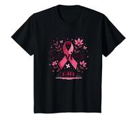 Felpa da Donna con Scritta Breast Cancer Survivor Maglietta, Bambini, Nero, 2 Anni