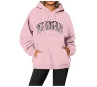 Felpa da Donna con Stampa Oversize Adolescenti Zip Up Felpe Giacca Donna Autunno Felpa a Maniche Lunghe Pullover con Coulisse Maglione Curvy a Tinta Unita Elegante Leggero per Autunno e Inverno
