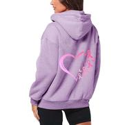Felpa da Donna con Stampa Zip Up Felpe Hoodie Sweatshirt Elegante Grafica Pullover Felpa a Maniche Lunghe Giacche da Allenamento a Tinta Unita Maglione Curvy Giacche Carine per Autunno e Inverno