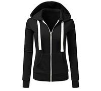 Felpa da Donna con Zip e Cappuccio Giubbino Sweatshirt Y2k E-Girl con Tasche Offerte Casual Manica Lunga Maglioni Autunnali Coulisse Felpe Sottili Sportivi