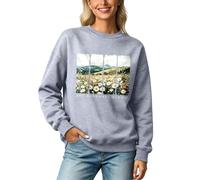 Felpa da Donna con Zip Sweatshirt Merino Cut Natalizio Pecora Coste Extra Teschi Aperta Coperta Senape Comode Sport Stampate Leggings Cintura Felpato Vendita Gialli Pail