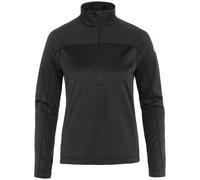 Felpa da donna Fjällräven Abisko Lite Fleece Half Zip W Taglia: L / Colore: nero