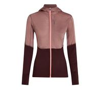 Felpa da donna Icebreaker Merino 200 RealFleece Descender LS Zip H Sum/Java/Aci/Cb L