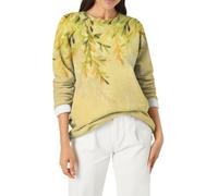 Felpa da donna in pile senza cappuccio casual 2025, per la vita quotidiana, regali di Natale, Giallo, L