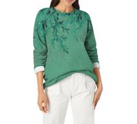 Felpa da donna in pile senza cappuccio casual 2025, per la vita quotidiana, regali di Natale, Verde, L