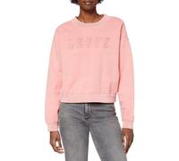 Felpa da donna Levi's Diana Crew in cotone rosa L