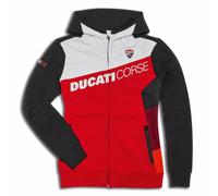 Felpa da Donna Originale Ducati DC Sport Black/Red/White 98770534