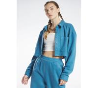 FELPA DA DONNA REEBOK BLU CON BOTTONI L 0AXA3 L 0_X SFONDI