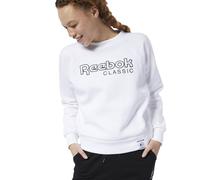 Felpa da donna Reebok Classics en molleton Blanc XL