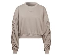 Felpa da donna Reebok Studio Knit Fashion Cover-Up Gris S