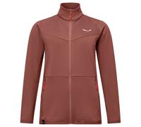 Felpa da donna Salewa Puez Cammino PL JKT Desert Pink 36