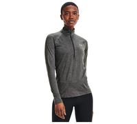 Felpa da tennis da donna Under Armour Tech 1/2 Zip - carbon heather/metallic silver XS