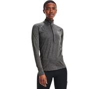 Felpa da tennis da donna Under Armour Tech 1/2 Zip - carbon heather/metallic silver XS