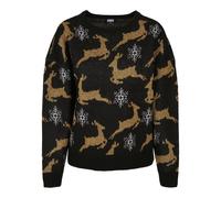Urban Classics Pullover marrone chiaro / nero / bianco, Taglia S