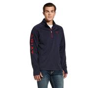 Felpa da equitazione con zip a metà Ariat Tek Team Bleu M
