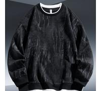 Felpa da inverno, tendenza, , 320 grammi, felpa tie-dye, pullover due pezzi