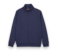 Felpa da lavoro blu con zip in cotone e poliestere U-power Sotra DB