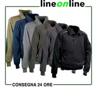 FELPA UOMO INVERNALE IN PILE DA LAVORO CON ZIP AMPIE TASCHE COFRA FAST 280GR.