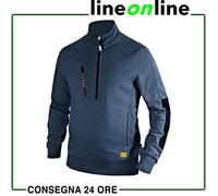 Felpa da lavoro Diadora Sweatshirt HZ Litework a mezza zip 280 g/mq