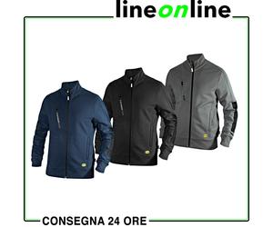 Felpa da lavoro Diadora Utility Sweatshirt FZ Litework full zip multitasca