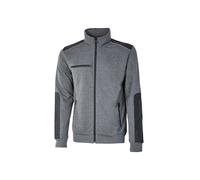 Felpa da lavoro full zip grey meteorite SNUG U-POWER