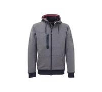 Felpa da lavoro full zip jersey scuba elasticizzato con cappuccio TASTY U-POWER