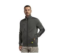 Felpa da Lavoro in Cotone Full Zip per Uomo Morbida e Calda Diadora Utility Sweatshirt FZ Litework Verde (EU 3XL)