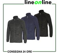 Felpa da lavoro in micropile Industrial Starter Meja 04806 multitasche full zip