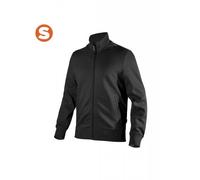 Felpa da lavoro invernale nera Diadora Utility Sweatshirt Industry Fz