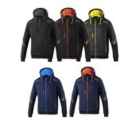 Felpa con Cappuccio Uomo Sparco Tech Ndis Blu Marino