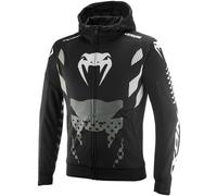 Felpa da motociclista IXON Venum Touch-R nero-antracite-bianco 3XL