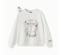 Felpa da ragazza, stampa di Hogwarts di Harry Potter - Tessuto morbido, collo a giro - Ottima per uso casual 7Y,8Y,10Y,5Y,14Y,12Y,13Y,15YGraficoMiscele di cotone