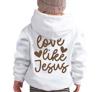 Felpa da Ragazzo con Cappuccio Jogging Parte Superiore Carina Stampa Animale del Fumetto Accogliente Graziosa Comfort E Stile Perfetta Bambino Ragazza 3-14 Anni