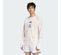 Felpa da riscaldamento pre-partita Home Italia 26 White / Hazy Beige M