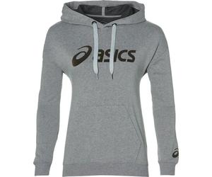 Felpa da tennis da donna Asics Big Asics OTH W - mid grey heather/dark grey - Grigio (S)