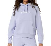 Felpa da tennis da donna Asics Logo Fleece Pullover Hoodie - fresh air - Viola (M)