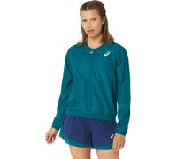 Felpa da tennis da donna Asics Nagino Tennis Bomber - rich teal - Turchese (XS)