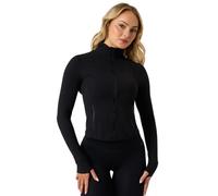 Felpa da tennis da donna Björn Borg Alice Soft Zip Midlayer - black beauty - Nero (M)