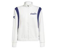 Felpa da tennis da donna Diadora L. FZ - optical white - Bianco (L)